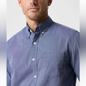 J. Crew Men's Navy Button-Down Shirt
